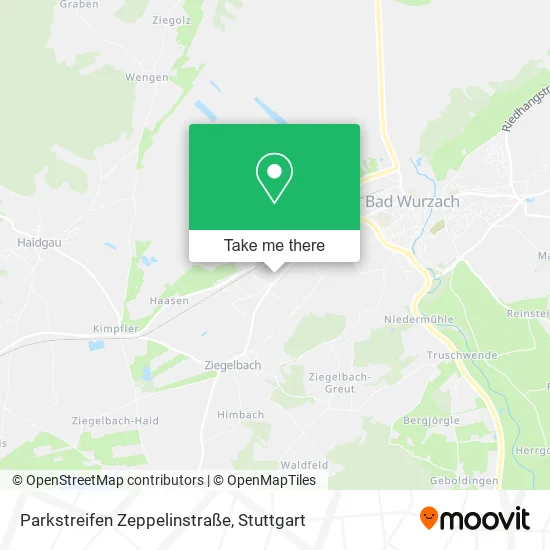 Карта Parkstreifen Zeppelinstraße
