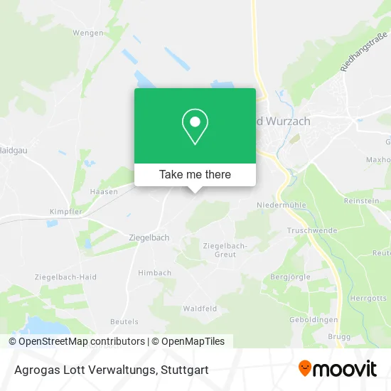 Карта Agrogas Lott Verwaltungs