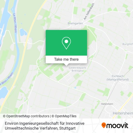 Environ Ingenieurgesellschaft für Innovative Umwelttechnische Verfahren map