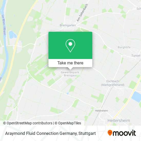 Карта Araymond Fluid Connection Germany