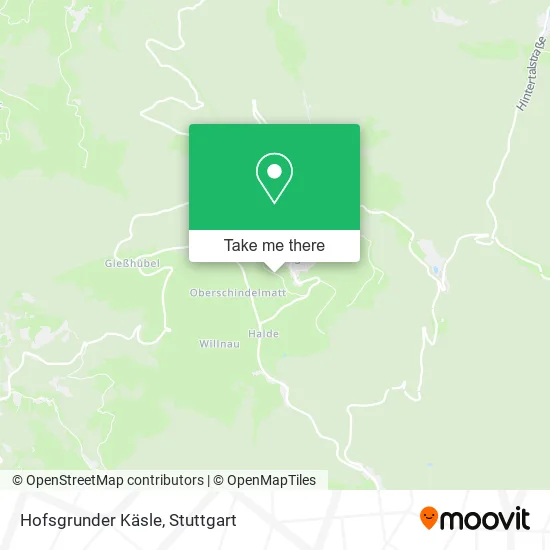 Hofsgrunder Käsle map
