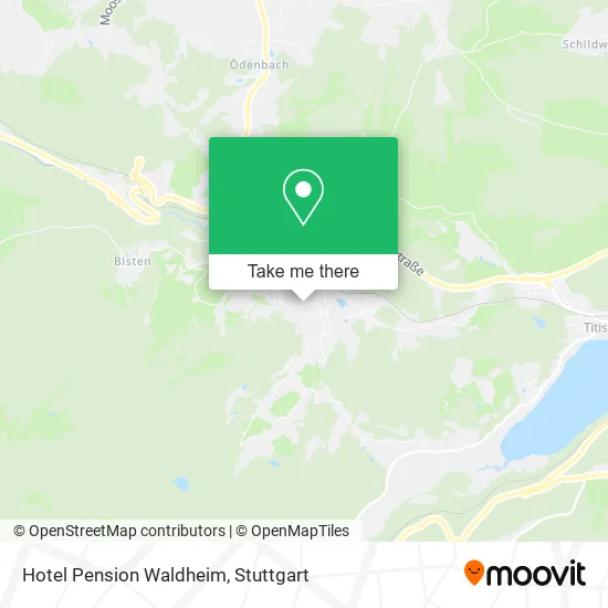 Карта Hotel Pension Waldheim