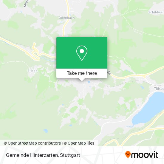 Карта Gemeinde Hinterzarten