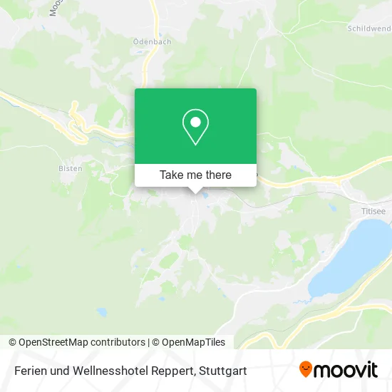 Карта Ferien und Wellnesshotel Reppert