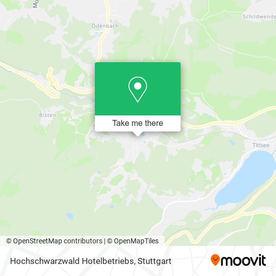 Hochschwarzwald Hotelbetriebs map