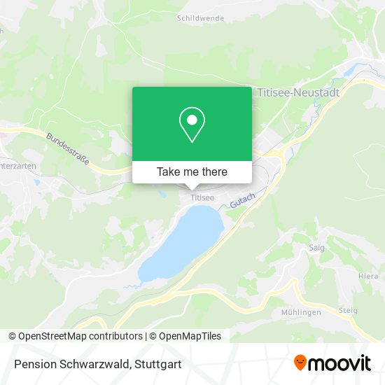 Pension Schwarzwald map