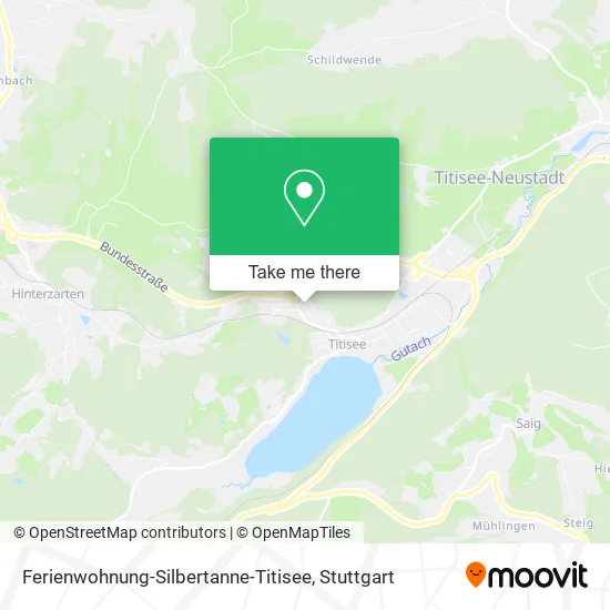 Карта Ferienwohnung-Silbertanne-Titisee