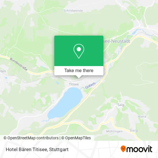 Карта Hotel Bären Titisee