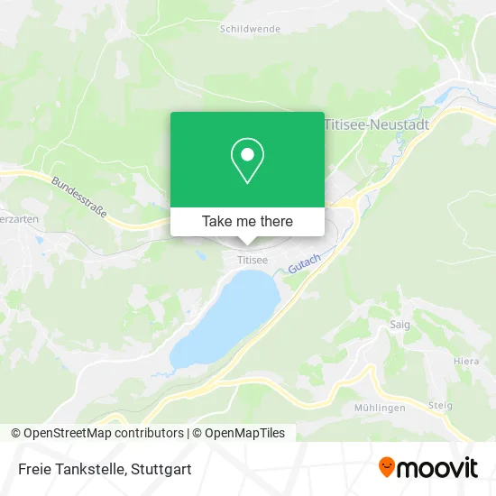Карта Freie Tankstelle