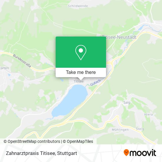 Zahnarztpraxis Titisee map