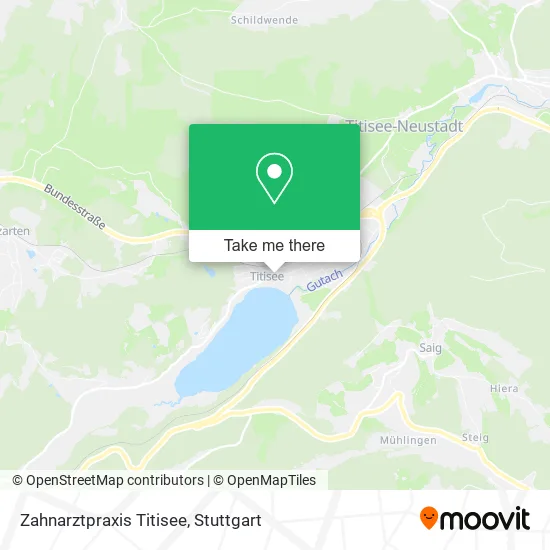 Карта Zahnarztpraxis Titisee