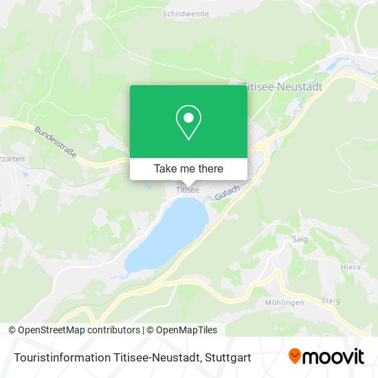 Карта Touristinformation Titisee-Neustadt