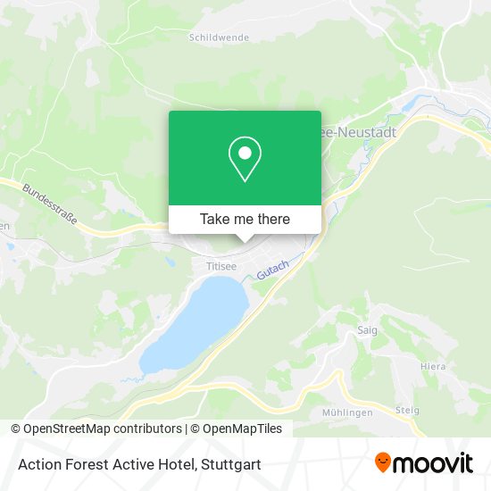 Action Forest Active Hotel map