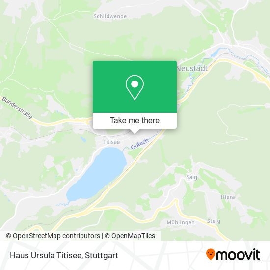 Haus Ursula Titisee map