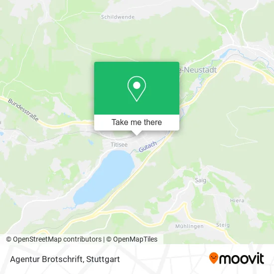 Карта Agentur Brotschrift
