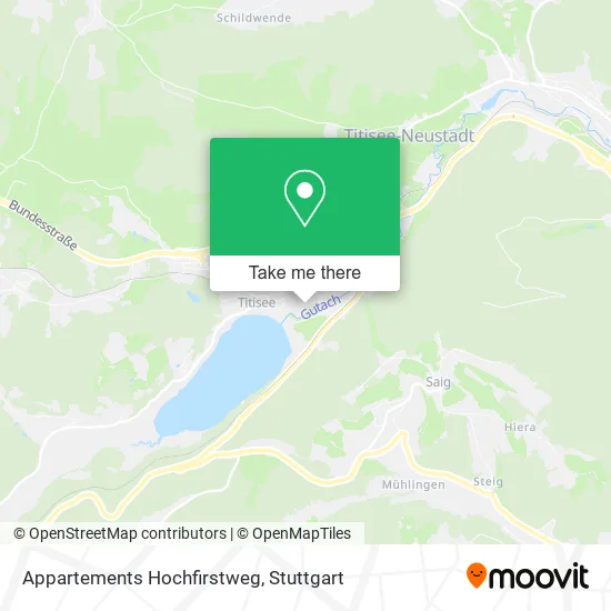 Карта Appartements Hochfirstweg