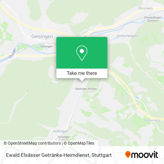 Ewald Elsässer Getränke-Heimdienst map