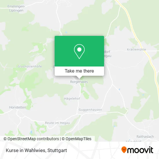 Карта Kurse in Wahlwies