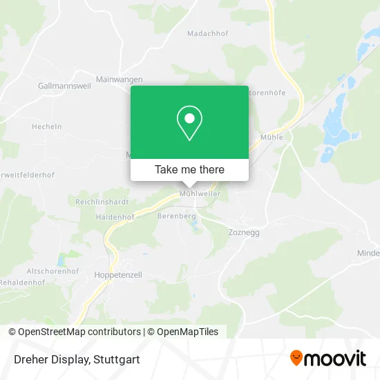 Dreher Display map