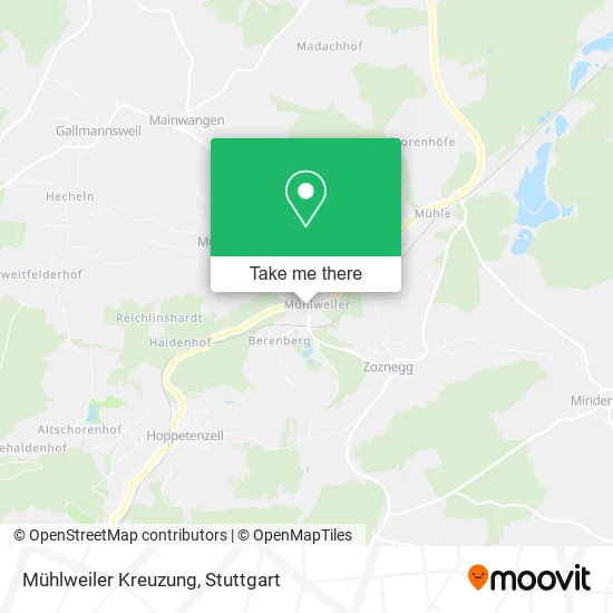 Карта Mühlweiler Kreuzung