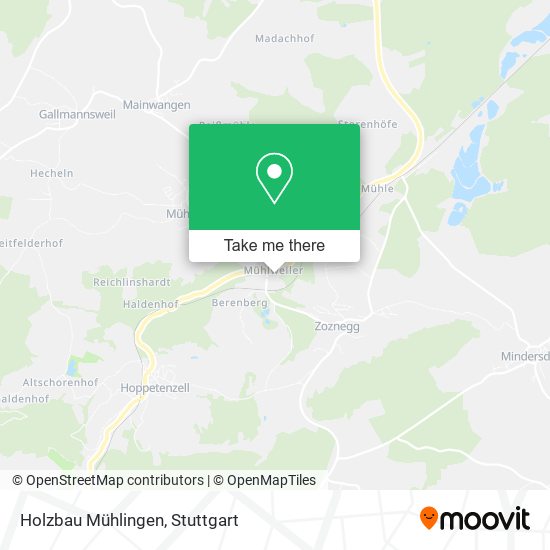 Holzbau Mühlingen map