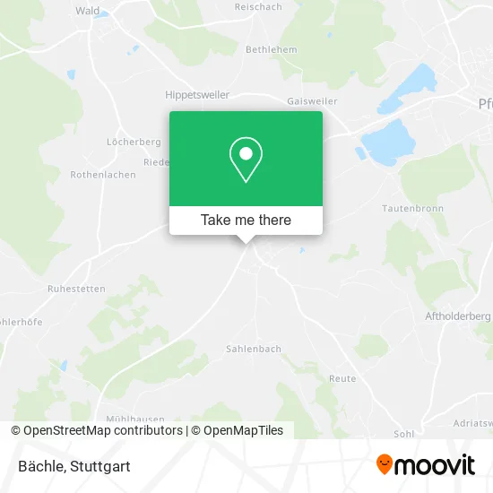 Карта Bächle