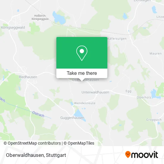 Карта Oberwaldhausen