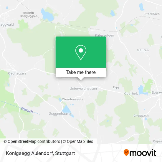 Карта Königsegg Aulendorf