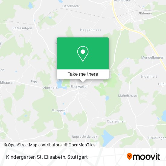 Kindergarten St. Elisabeth map