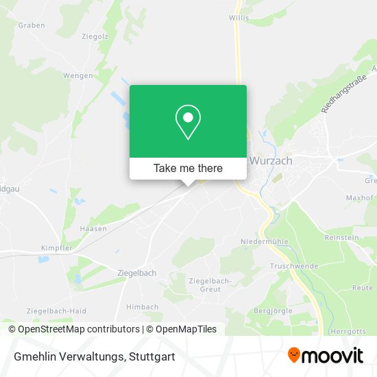 Gmehlin Verwaltungs map