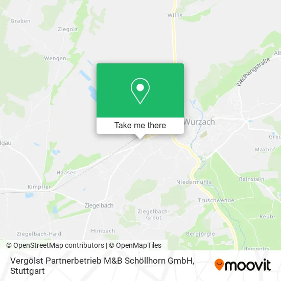 Карта Vergölst Partnerbetrieb M&B Schöllhorn GmbH