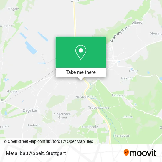 Карта Metallbau Appelt