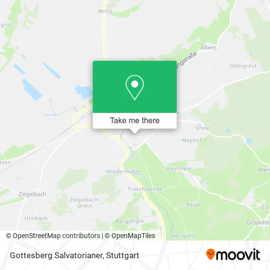 Карта Gottesberg Salvatorianer