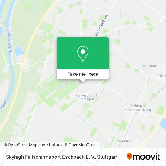 Skyhigh Fallschirmsport Eschbach E. V. map