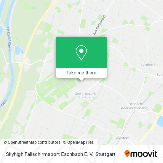 Карта Skyhigh Fallschirmsport Eschbach E. V.