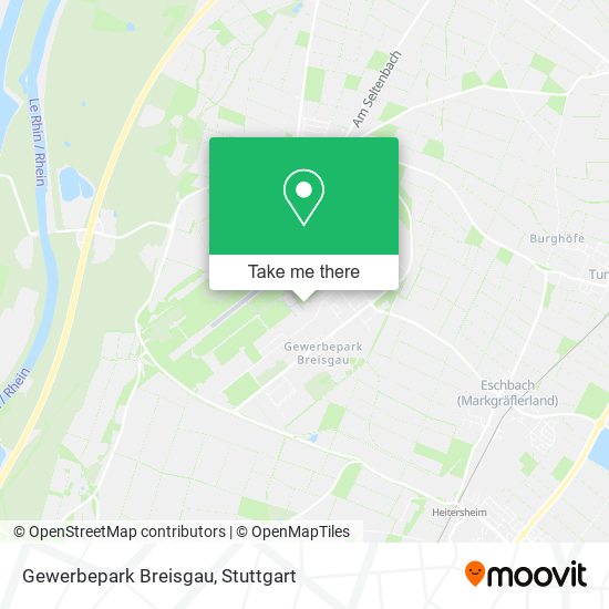 Gewerbepark Breisgau map