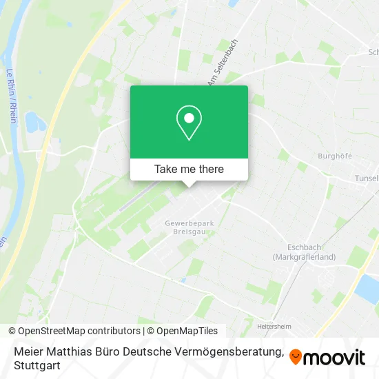 Карта Meier Matthias Büro Deutsche Vermögensberatung