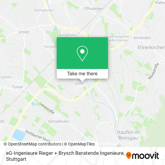 Карта eG-Ingenieure Rieger + Brysch Beratende Ingenieure