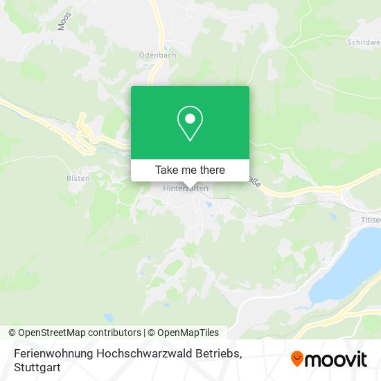 Ferienwohnung Hochschwarzwald Betriebs map