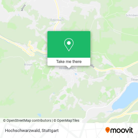 Hochschwarzwald map