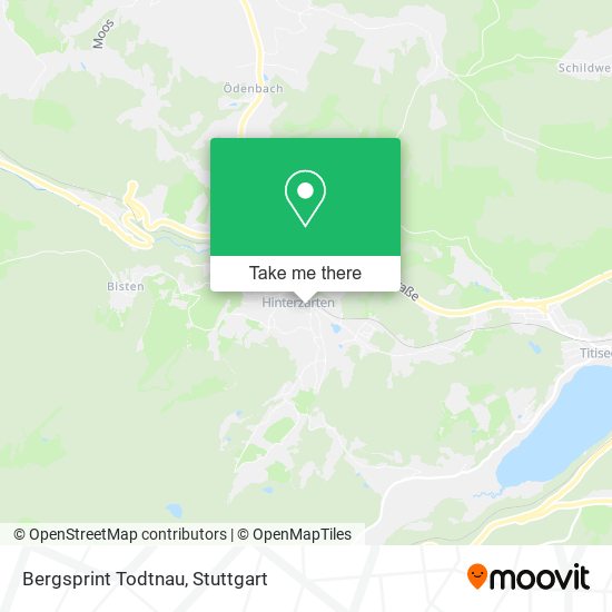 Карта Bergsprint Todtnau
