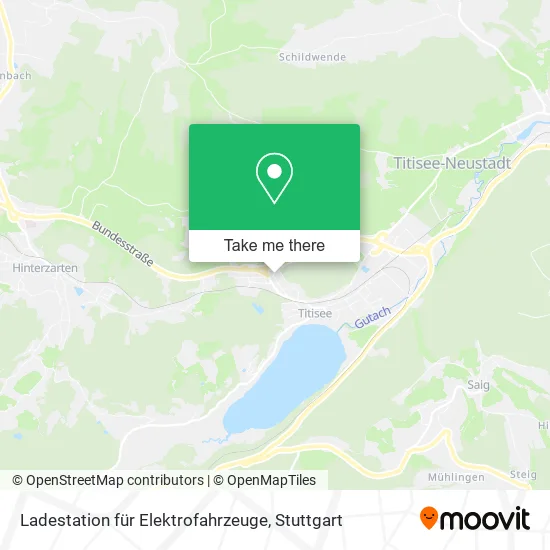 Карта Ladestation für Elektrofahrzeuge