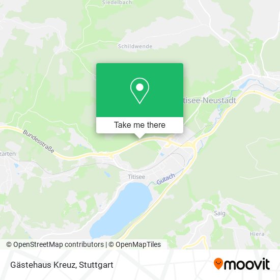 Gästehaus Kreuz map