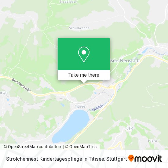 Strolchennest Kindertagespflege in Titisee map