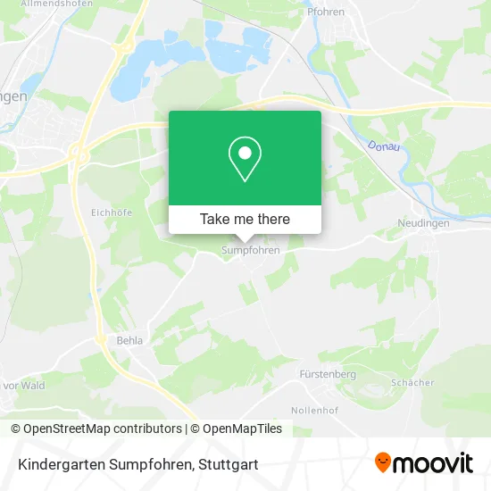 Карта Kindergarten Sumpfohren