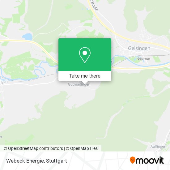 Карта Webeck Energie