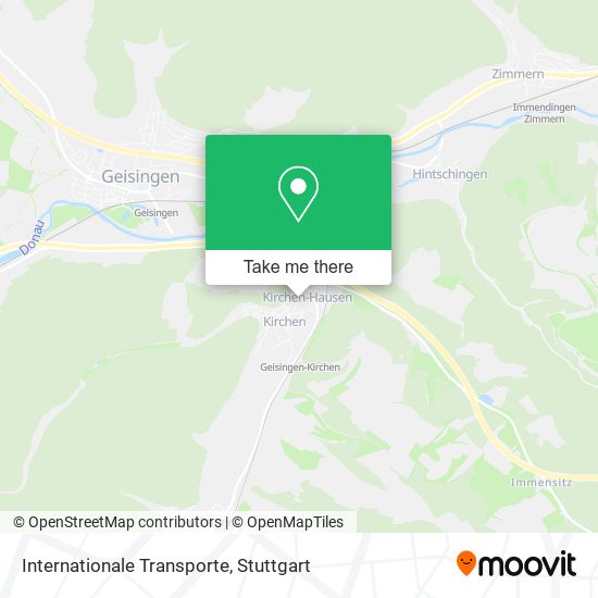 Карта Internationale Transporte