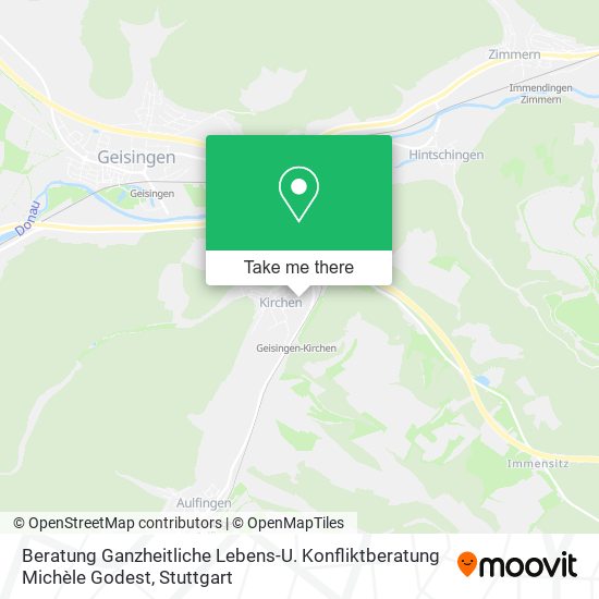Beratung Ganzheitliche Lebens-U. Konfliktberatung Michèle Godest map