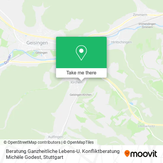 Карта Beratung Ganzheitliche Lebens-U. Konfliktberatung Michèle Godest