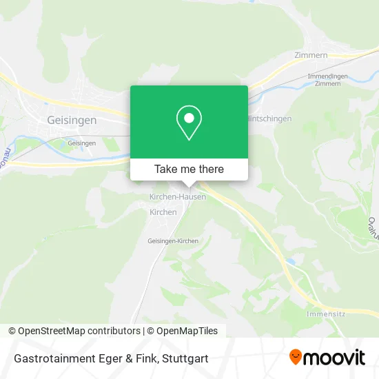 Gastrotainment Eger & Fink map